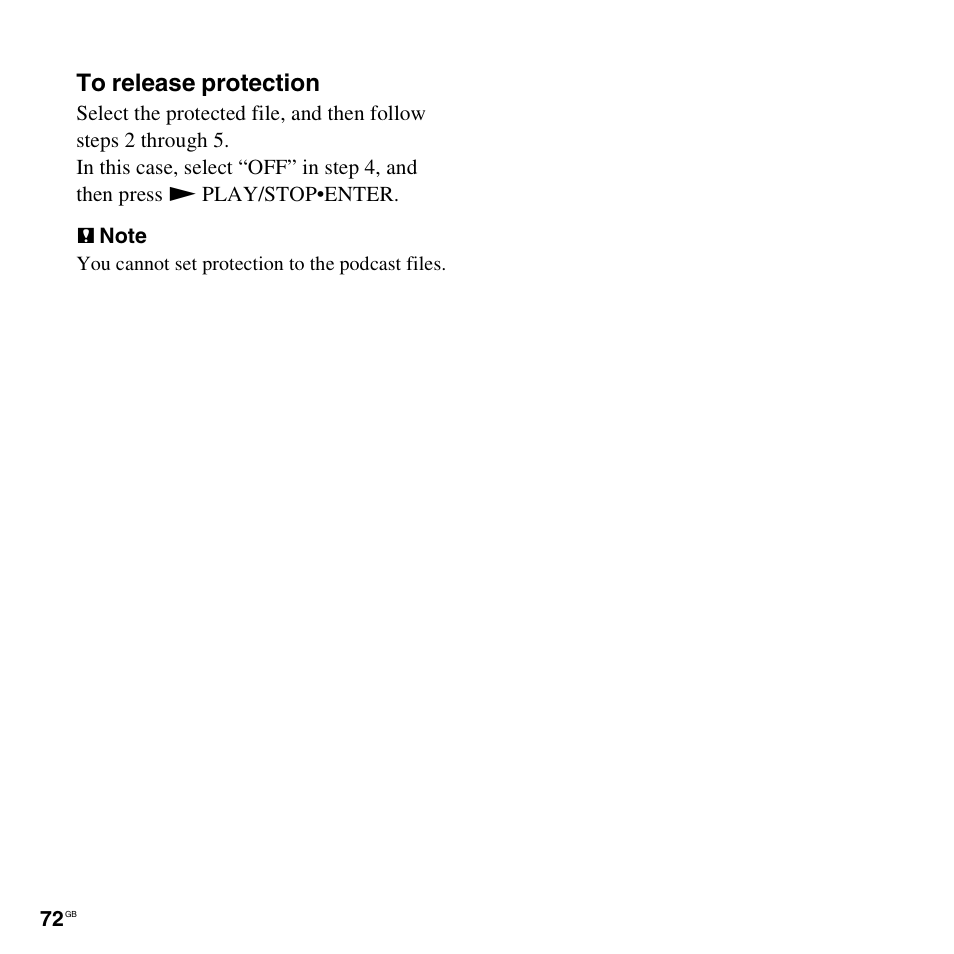 Sony PX312F User Manual | Page 72 / 146