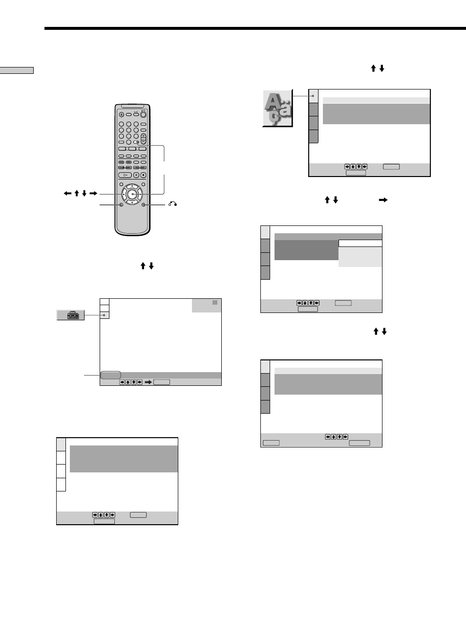 Selecting the language for the on-screen display | Sony DVP-C660 User Manual | Page 14 / 76