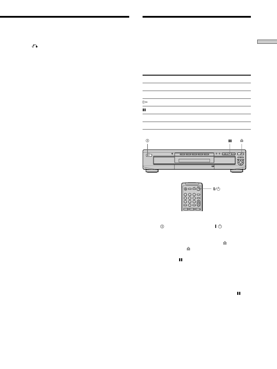 Operation sound effects (sound feedback) | Sony DVP-C660 User Manual | Page 15 / 76