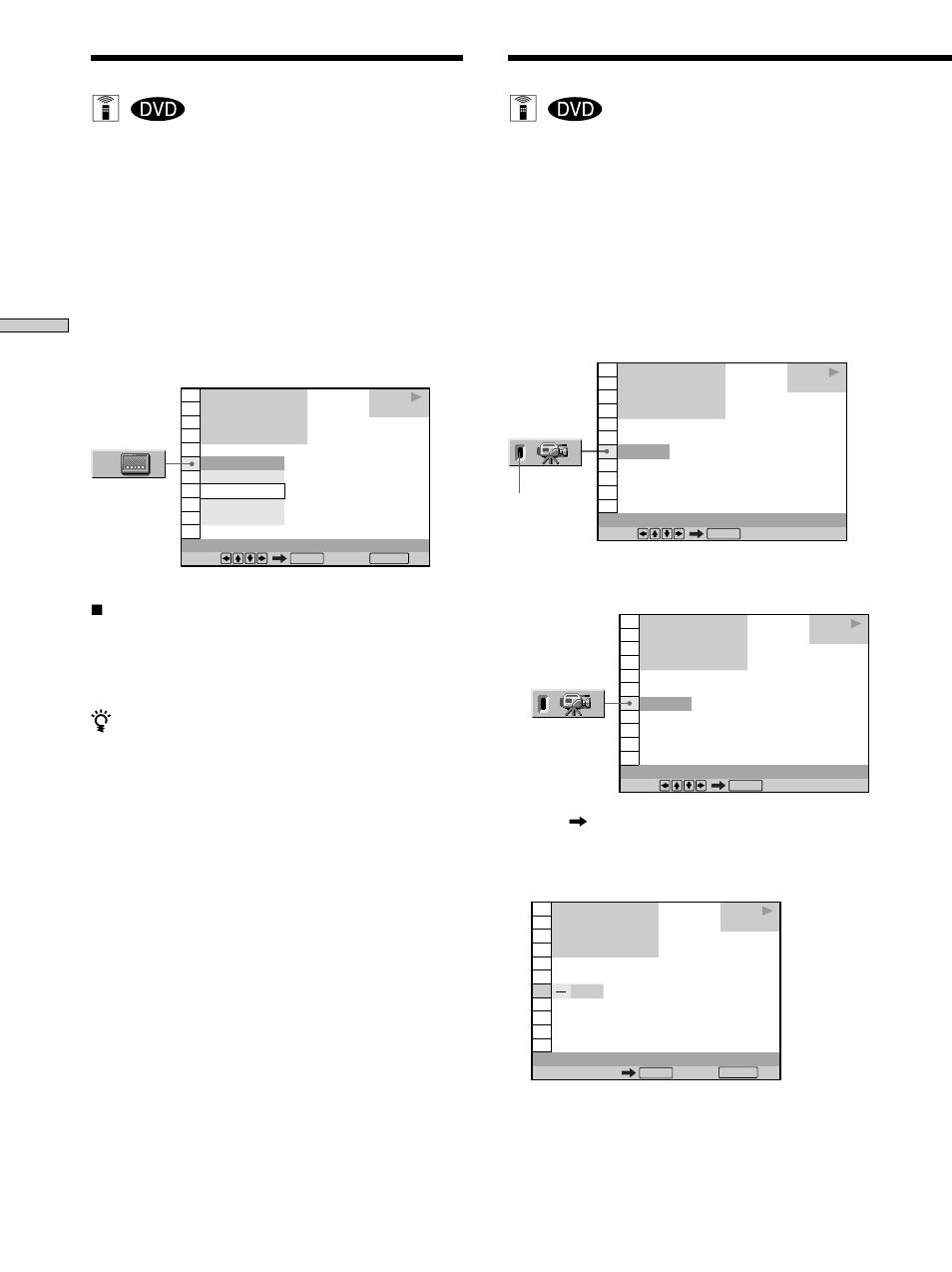 Displaying the subtitles, Changing the angles, Changing the angles z | Displaying the subtitles z | Sony DVP-C660 User Manual | Page 36 / 76