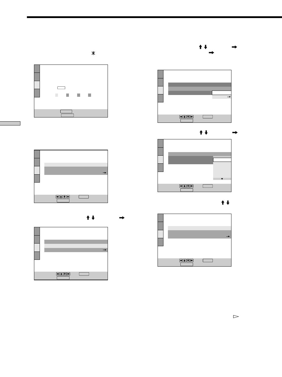 Custom settings (custom setup) | Sony DVP-C660 User Manual | Page 54 / 76