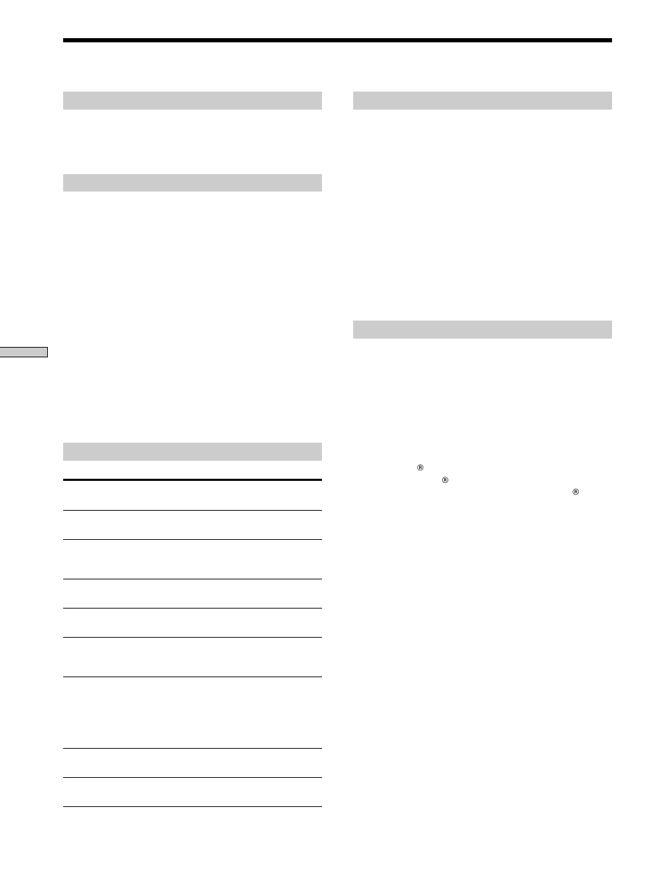 Specifications | Sony DVP-C660 User Manual | Page 66 / 76