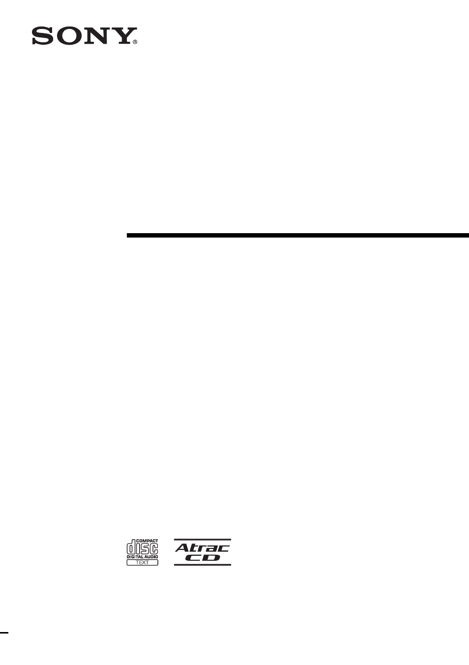 Sony CMT-A70 User Manual | 48 pages