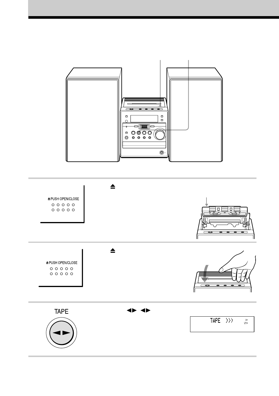 Playing a tape | Sony CMT-A70 User Manual | Page 12 / 48