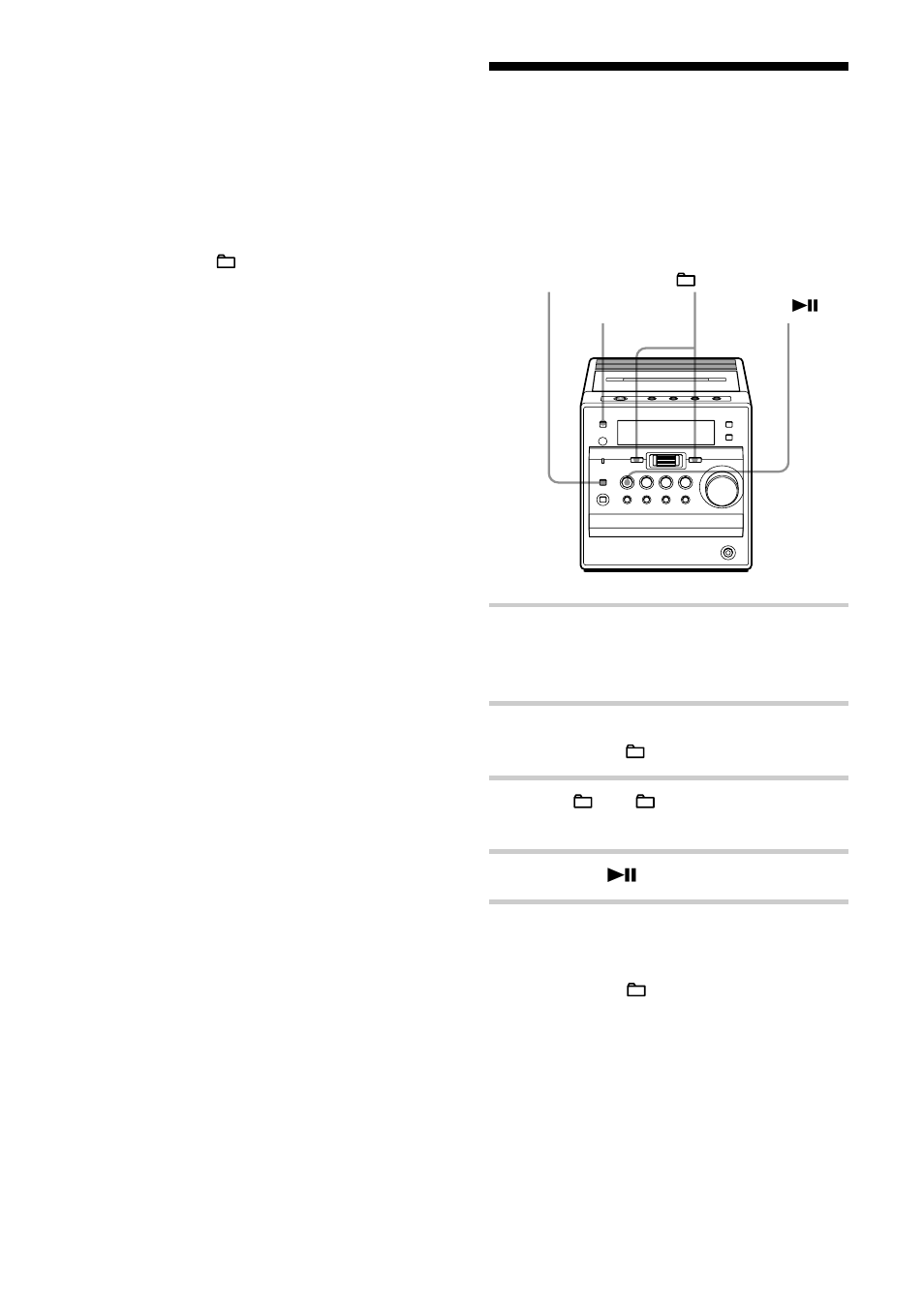 Playing a specific group (atrac cd/mp3 cd only), Playing a specific group, Atrac cd/mp3 cd only) | Sony CMT-A70 User Manual | Page 20 / 48