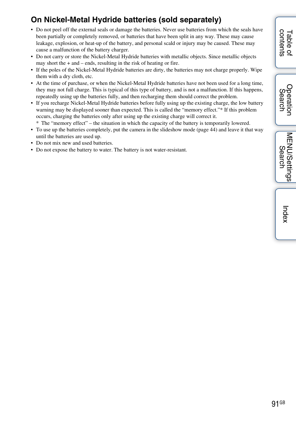Sony Cyber-shot 4-166-207-11(1) User Manual | Page 91 / 93