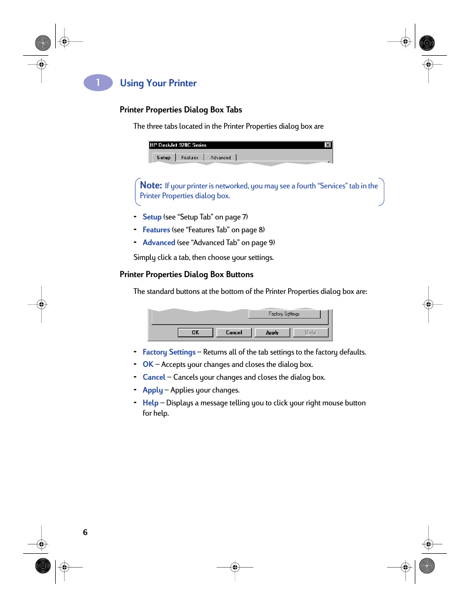 Using your printer | Sony 970C Series User Manual | Page 13 / 82