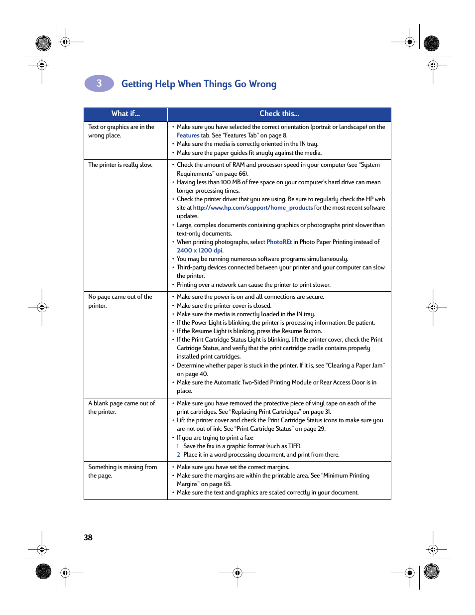 Getting help when things go wrong | Sony 970C Series User Manual | Page 45 / 82