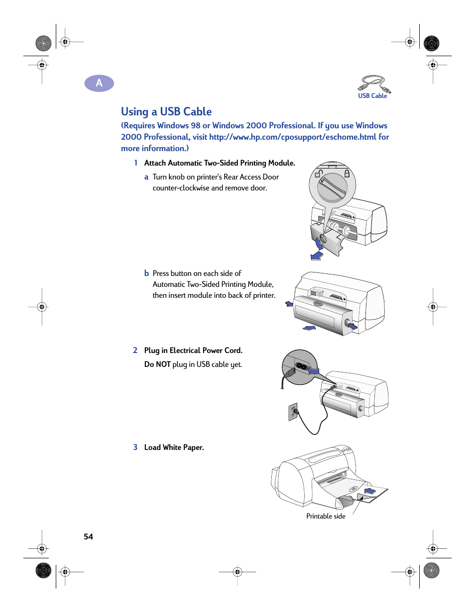 Using a usb cable | Sony 970C Series User Manual | Page 61 / 82