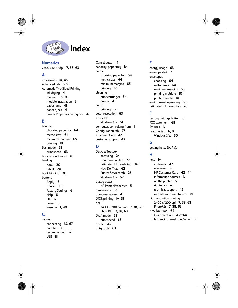 Index | Sony 970C Series User Manual | Page 78 / 82