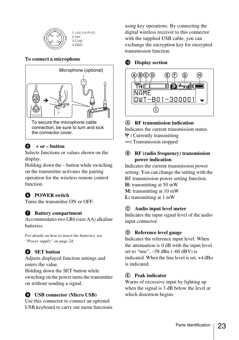 Sony 3-873-945-12 (1) User Manual | Page 23 / 44