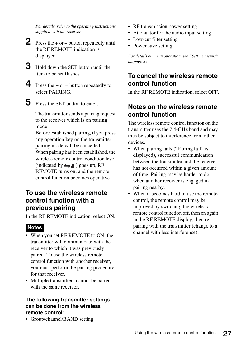 Sony 3-873-945-12 (1) User Manual | Page 27 / 44