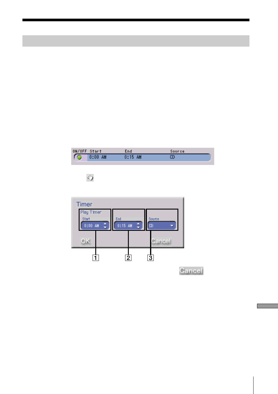 Setting the playback timer | Sony PCLK-MN10A User Manual | Page 107 / 113