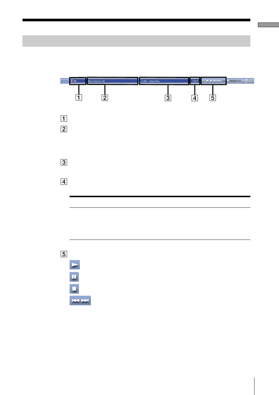 Md bar | Sony PCLK-MN10A User Manual | Page 13 / 113