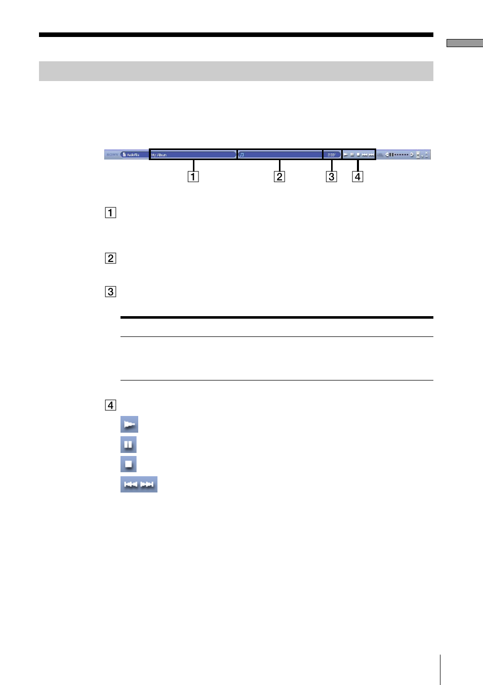 Audiofile bar | Sony PCLK-MN10A User Manual | Page 27 / 113