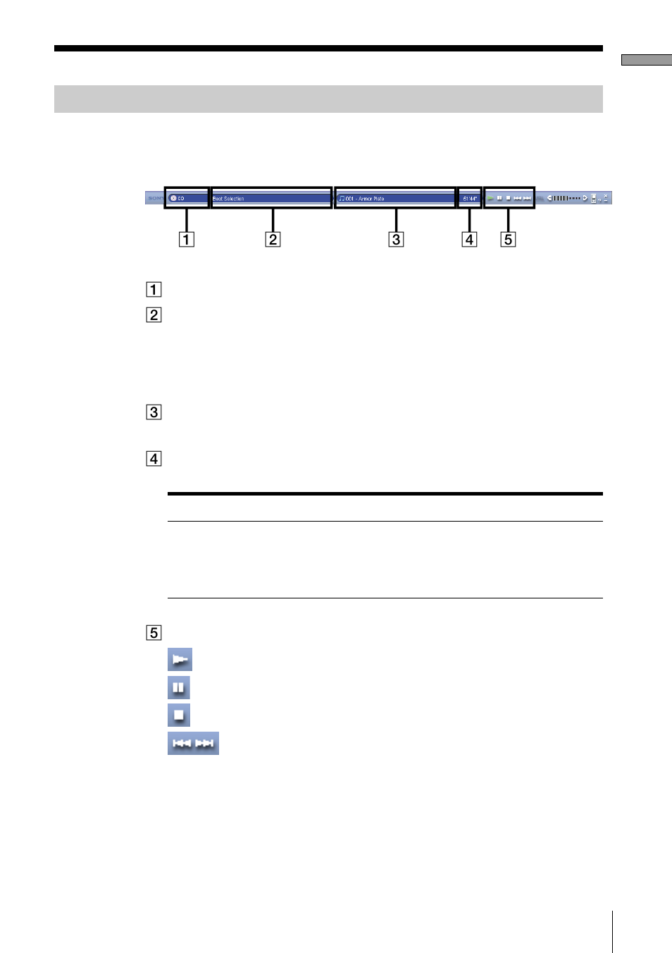 Cd bar | Sony PCLK-MN10A User Manual | Page 9 / 113