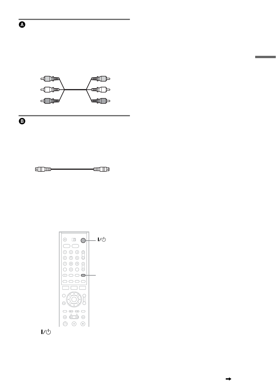 Connecting to audio/video input jacks, Connecting to an antenna input jack | Sony RDR-VX500 User Manual | Page 19 / 128