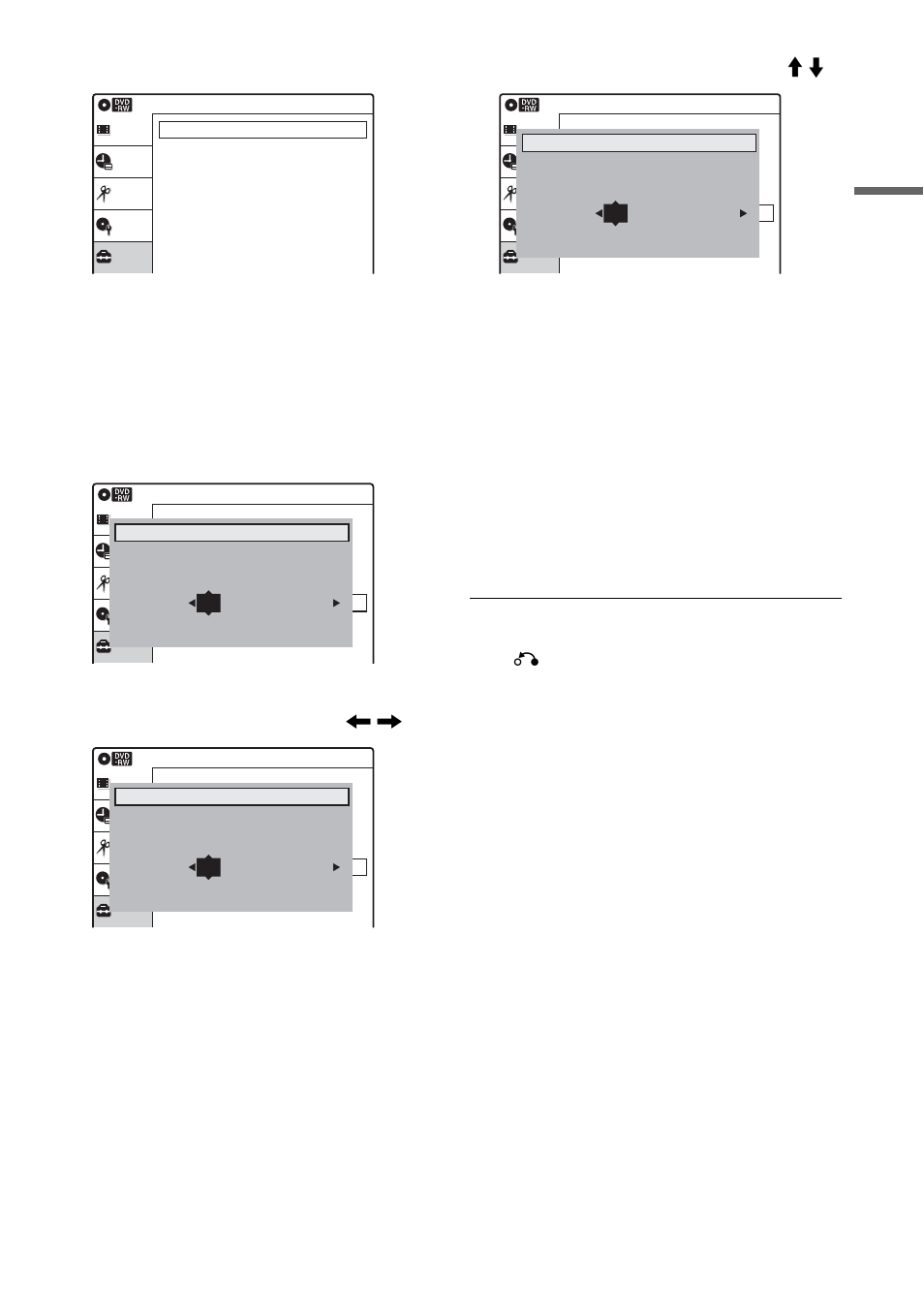 Select “setup,” and press enter, Select “tuner preset,” and press enter, Select “guide channel setup,” and press enter | Enter the tv channel number using m / m, Press o return, Hook up s and se tti n gs | Sony RDR-VX500 User Manual | Page 33 / 128