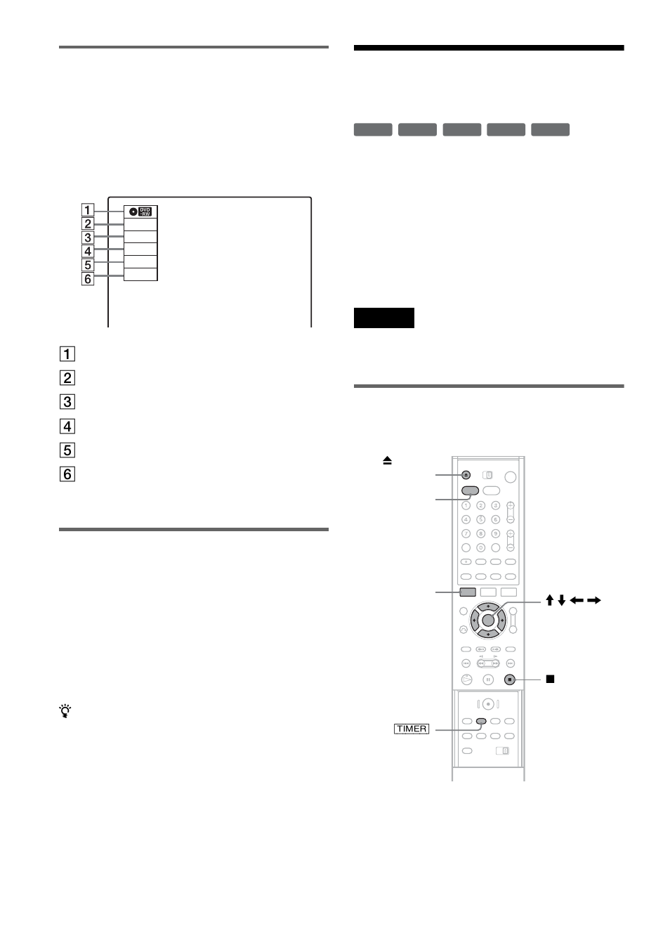 Dvd timer recording (standard/vcr plus+), Checking the disc status while recording, Creating chapters in a title | Setting the timer manually (standard), Press display during recording | Sony RDR-VX500 User Manual | Page 50 / 128