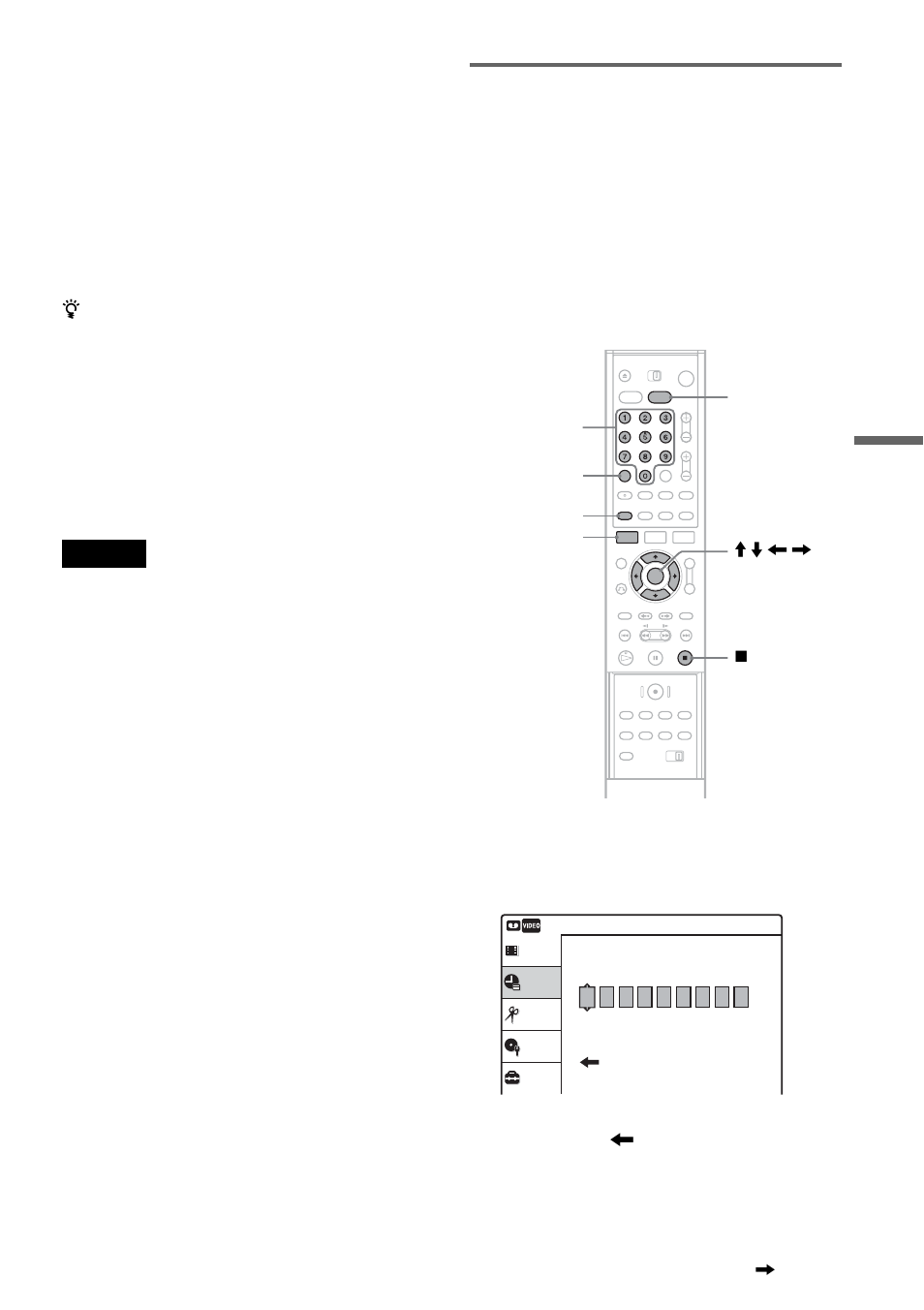 Recording tv programs using the vcr plus+ system, Press video to control the vcr, Insert a tape with its safety tab in place | Press vcr plus | Sony RDR-VX500 User Manual | Page 71 / 128