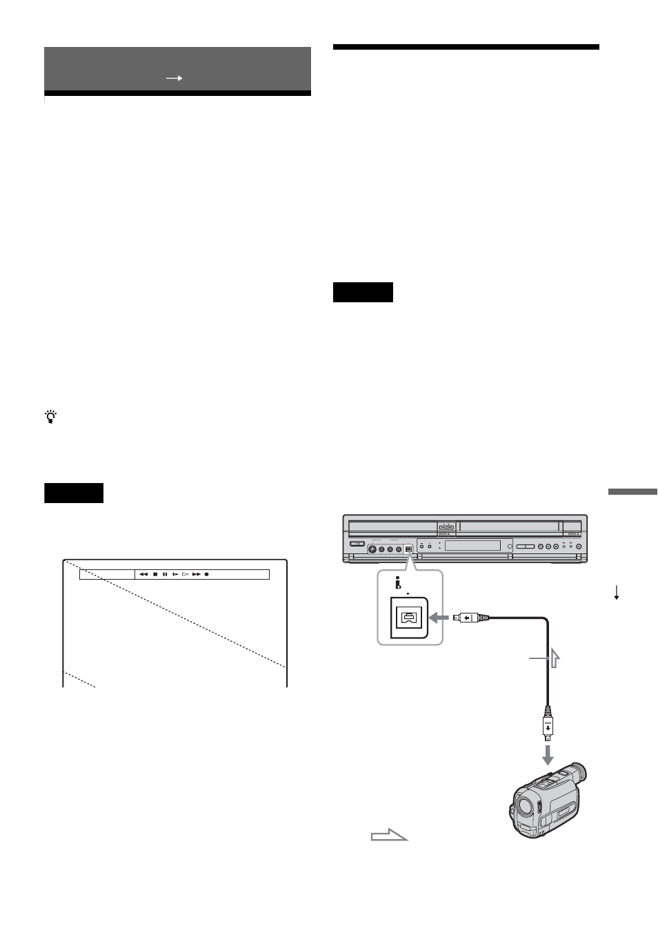 Dv dubbing (dv t dvd), Before dv dubbing, Dv dubbing (dv | Sony RDR-VX500 User Manual | Page 93 / 128