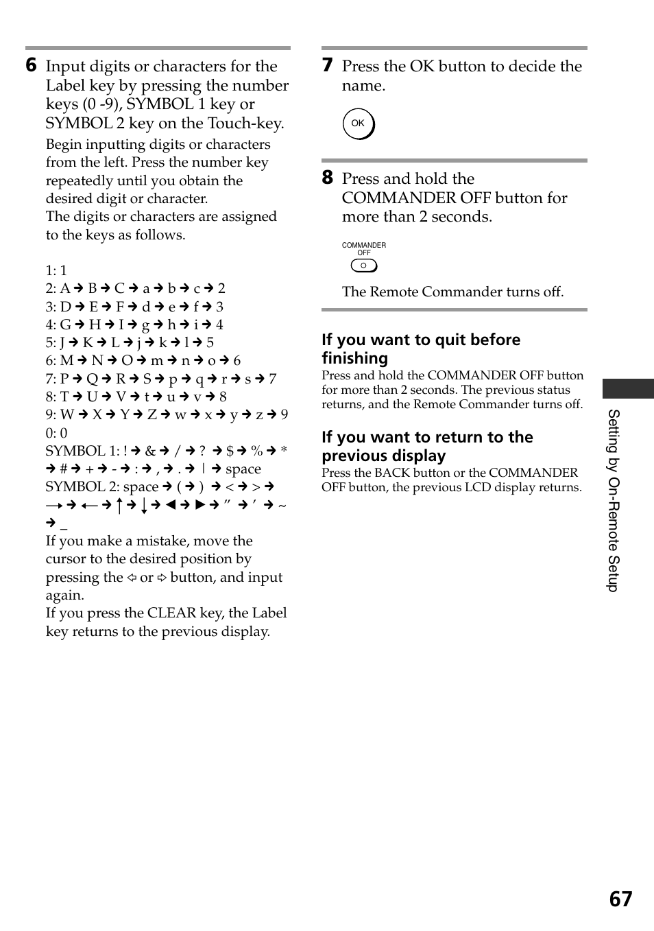 Sony RM-AX4000 User Manual | Page 67 / 96