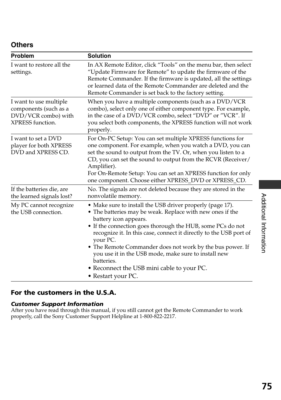 Sony RM-AX4000 User Manual | Page 75 / 96