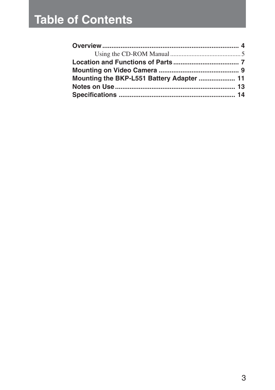 Sony ca-d50 User Manual | Page 3 / 14