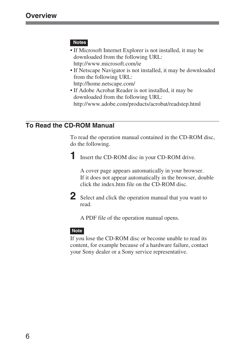 Sony ca-d50 User Manual | Page 6 / 14