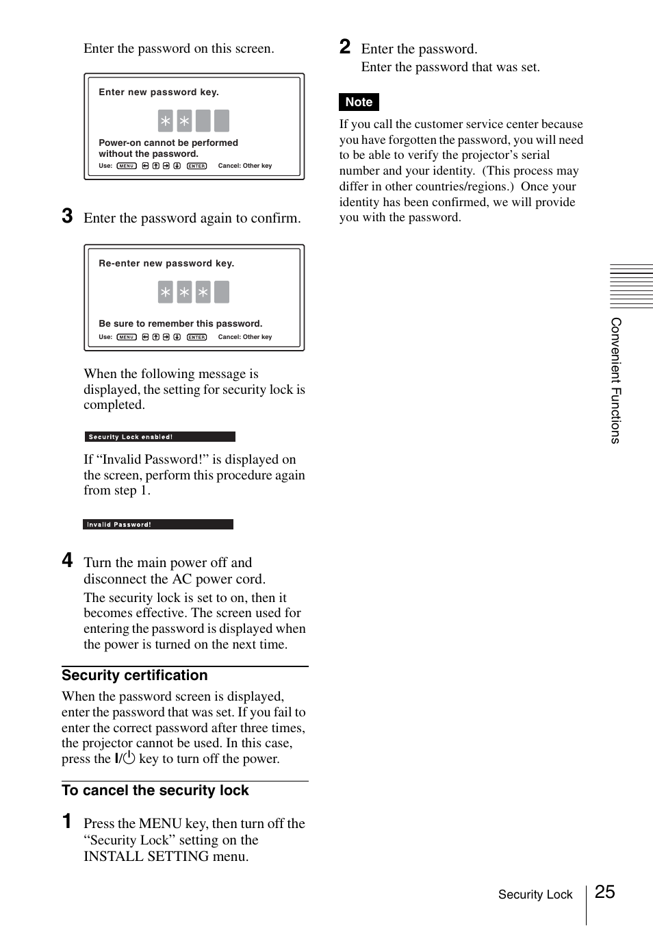 Sony VPL ES7 User Manual | Page 25 / 61