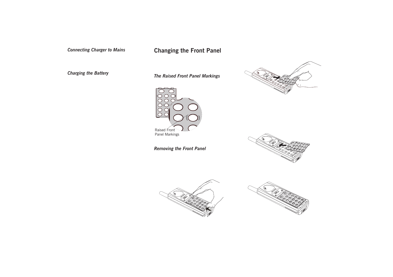 Changing the front panel | Sony GA628 User Manual | Page 11 / 38