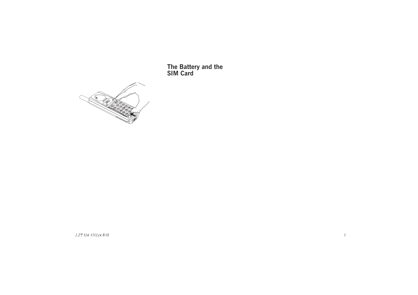 The battery and the sim card | Sony GA628 User Manual | Page 12 / 38