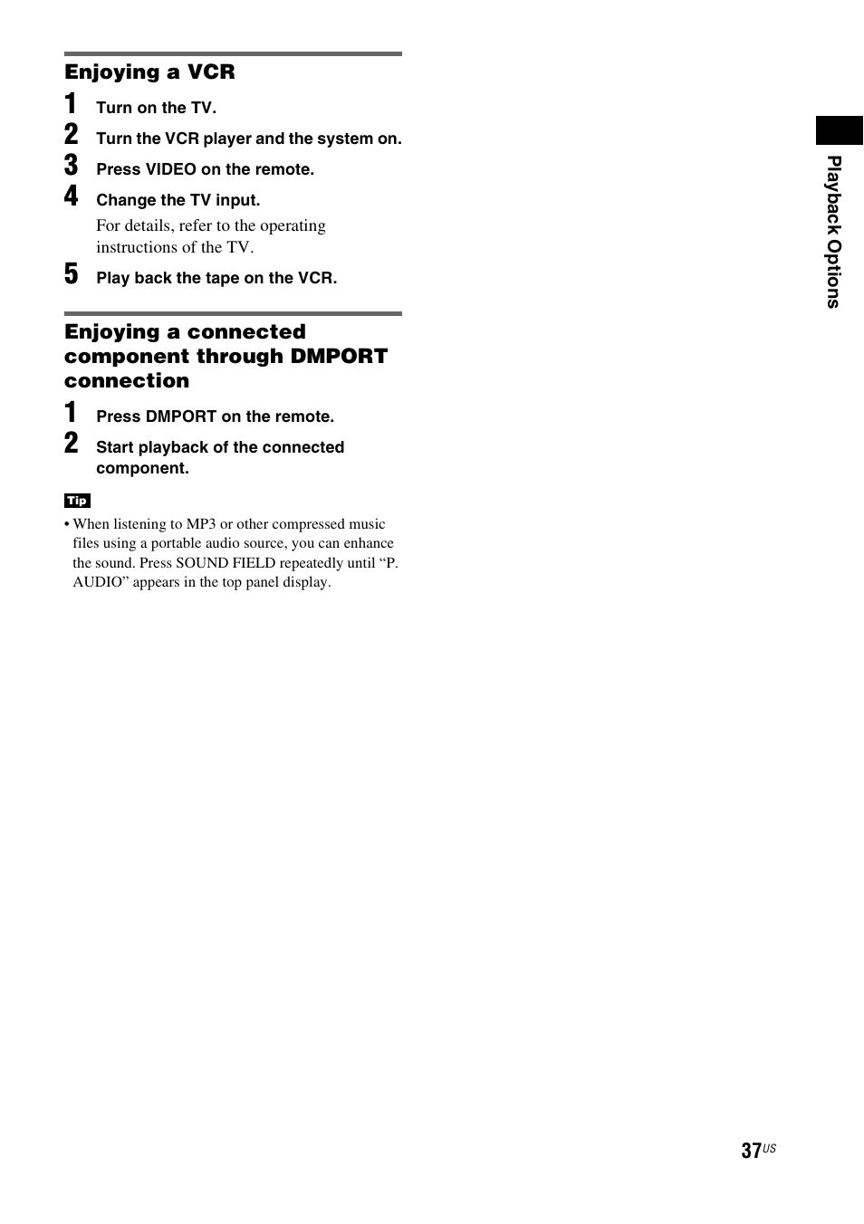 Sony HT-IS100 User Manual | Page 37 / 168