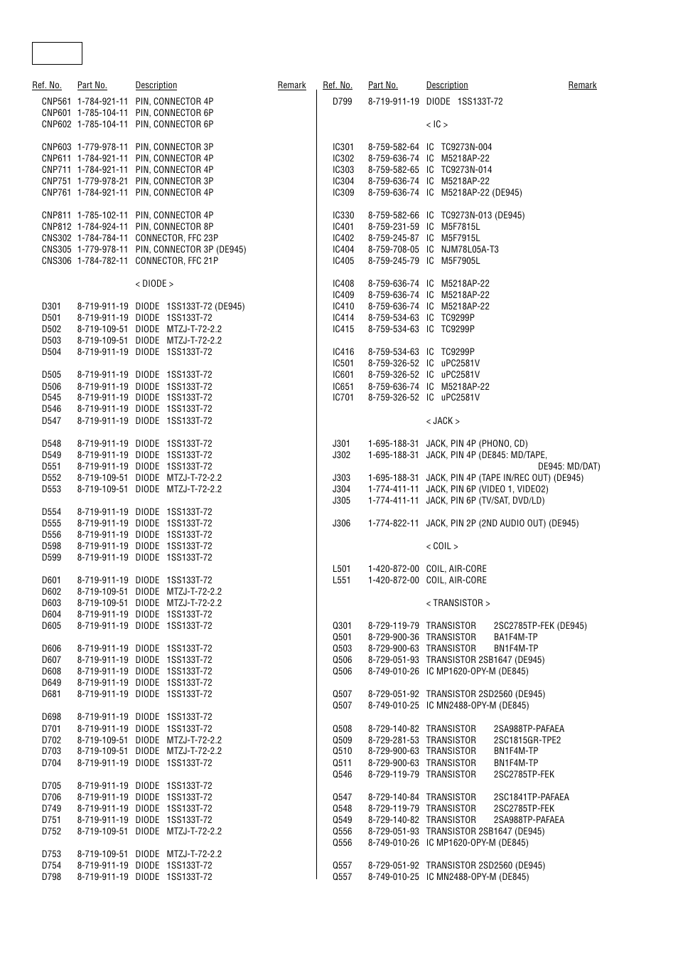 Main | Sony STR-DE845 User Manual | Page 70 / 78