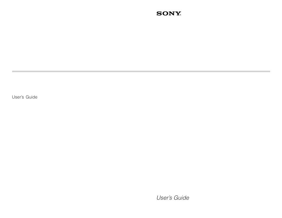 Sony DDU100E User Manual | 29 pages