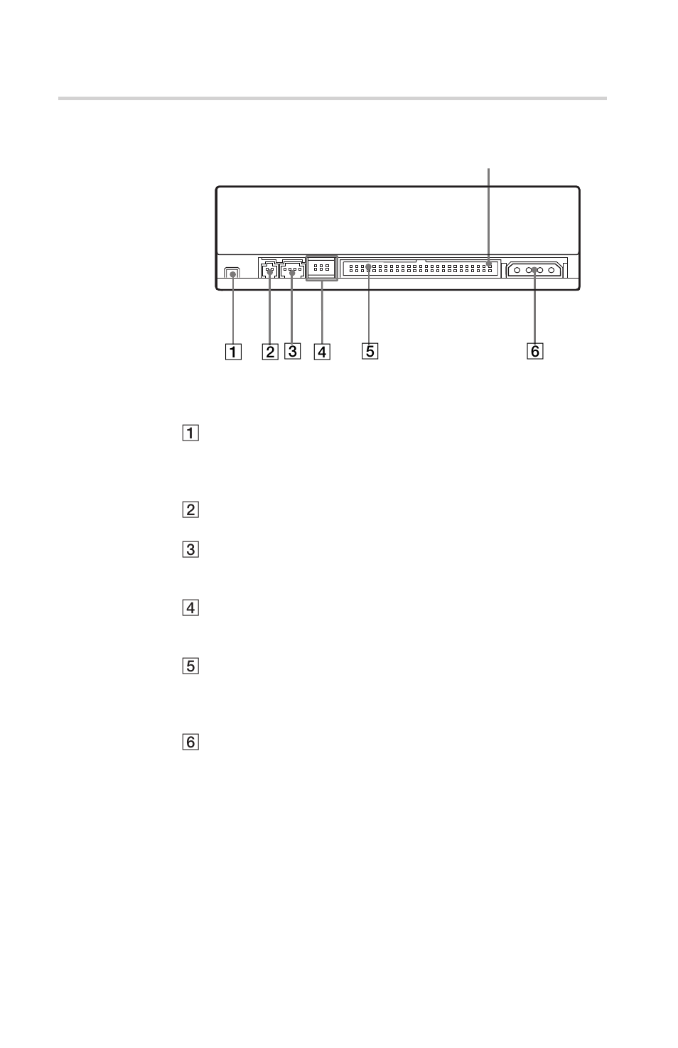 Rear panel | Sony DDU100E User Manual | Page 10 / 29