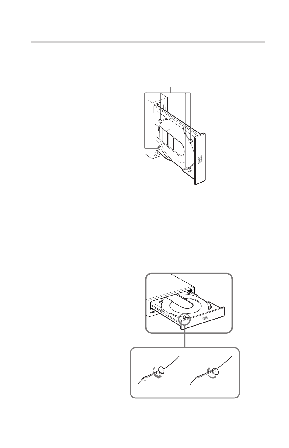 How to use the disc locks | Sony DDU100E User Manual | Page 25 / 29