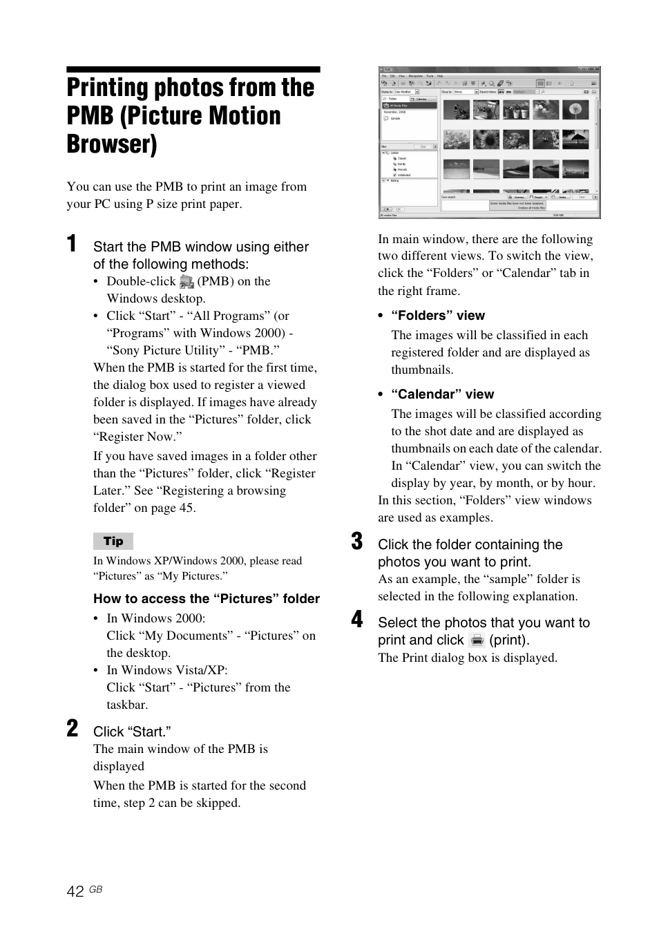 Sony DPP-FP77 User Manual | Page 42 / 72