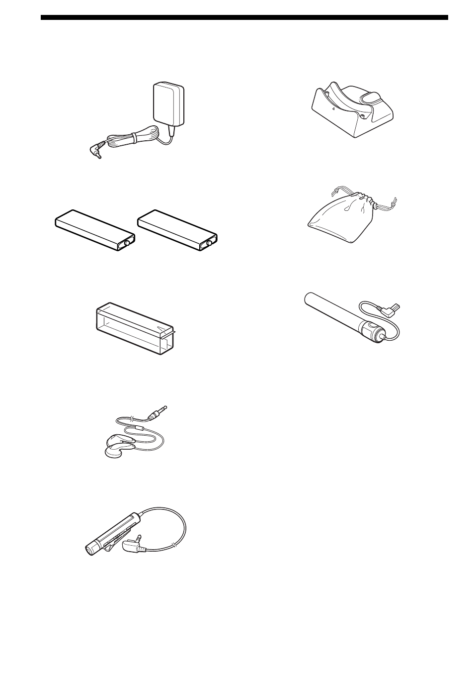 Comprobación de los accesorios suministrados, Comprobación de los accesorios, Suministrados | Sony D-NE1 User Manual | Page 50 / 116