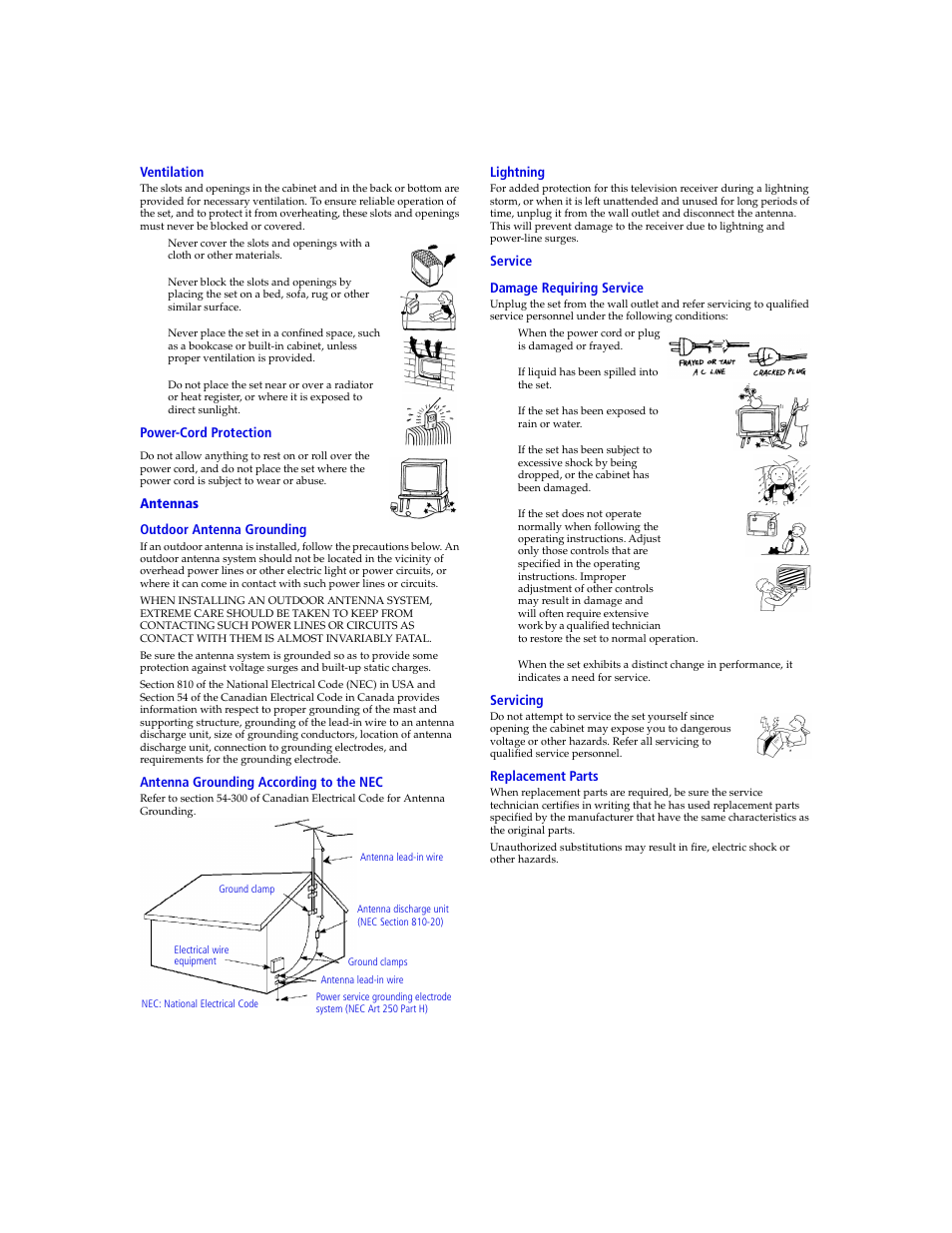 Sony KDP 65XBR2 User Manual | Page 6 / 94