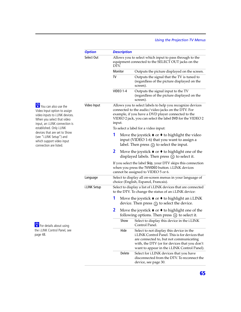 Sony KDP 65XBR2 User Manual | Page 75 / 94