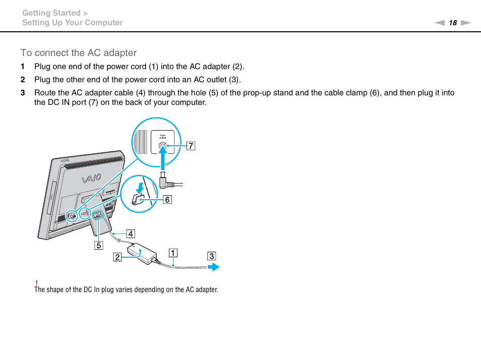 Sony VAIO VPCJ11 User Manual | Page 18 / 152