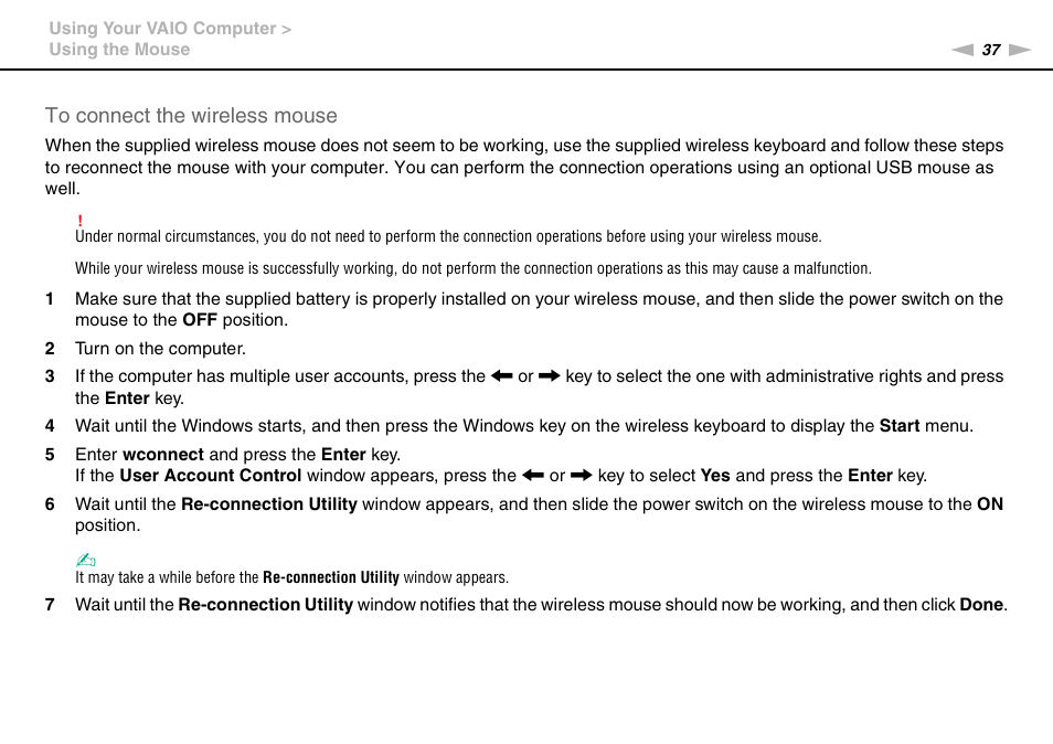 Sony VAIO VPCJ11 User Manual | Page 37 / 152