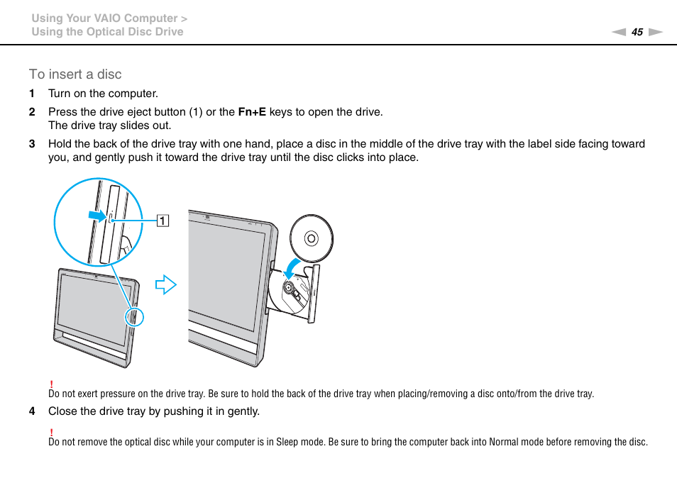 Sony VAIO VPCJ11 User Manual | Page 45 / 152