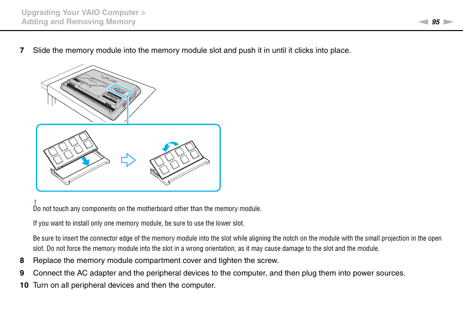 Sony VAIO VPCJ11 User Manual | Page 95 / 152