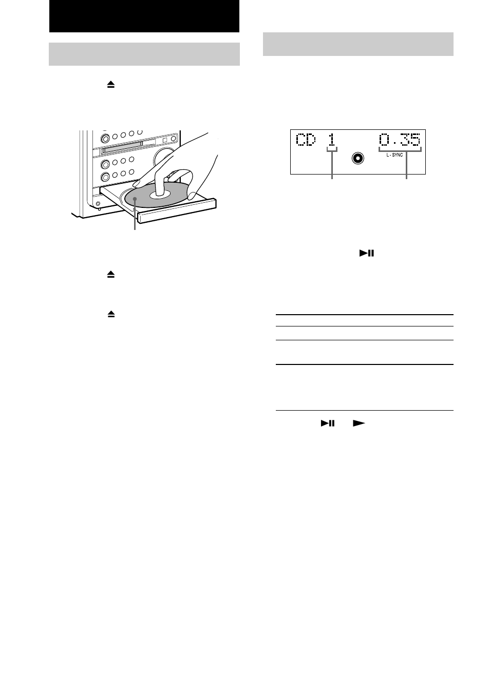 Loading the cd, Playing the cd | Sony CMT-DC500MD User Manual | Page 10 / 60