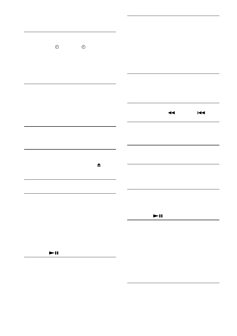 Cd player, Md deck | Sony CMT-DC500MD User Manual | Page 50 / 60