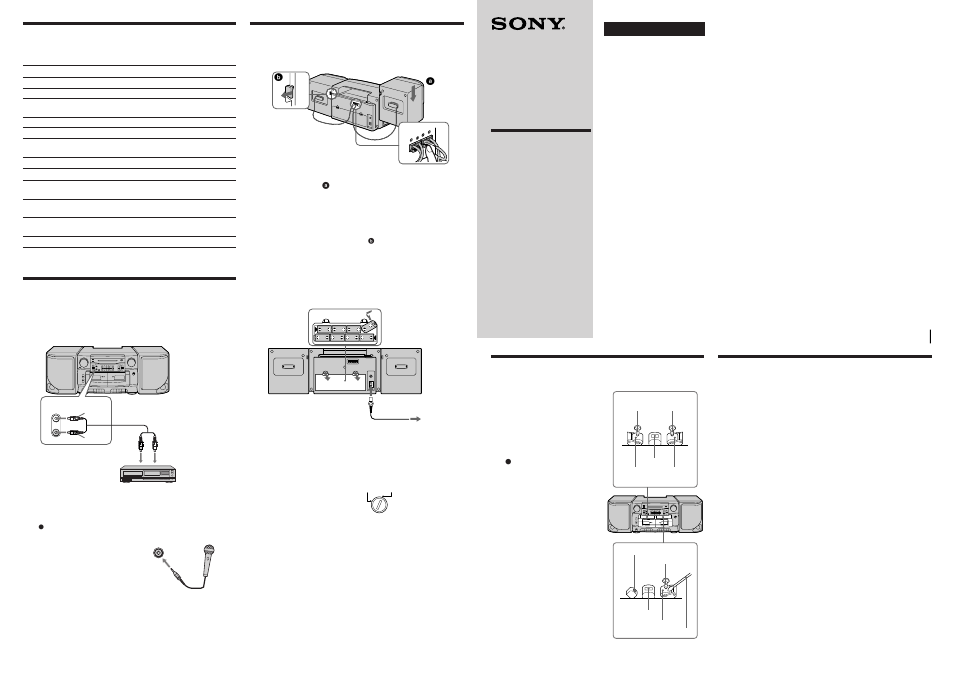 Sony CFS-717S User Manual | 2 pages