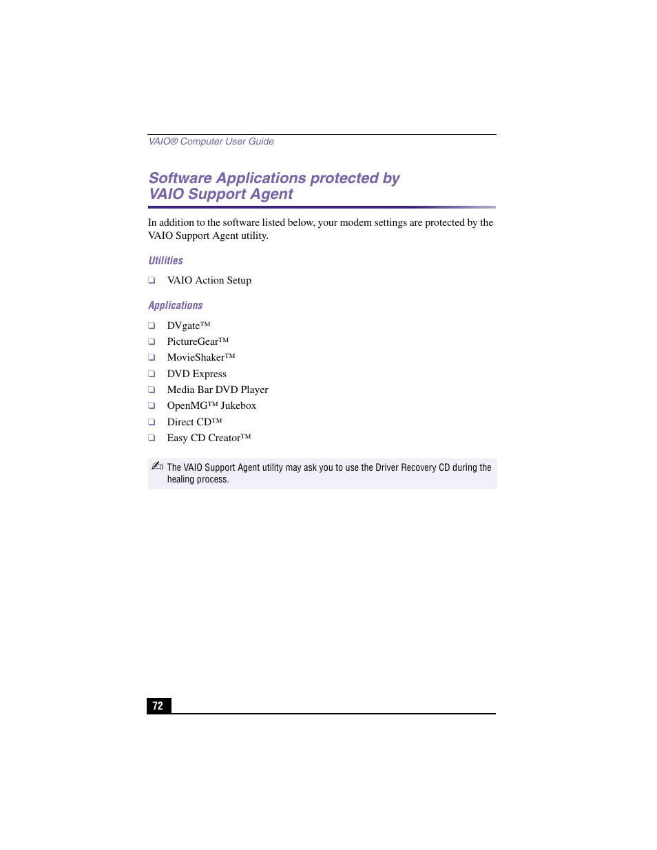 Sony PCV-RX460 User Manual | Page 70 / 98