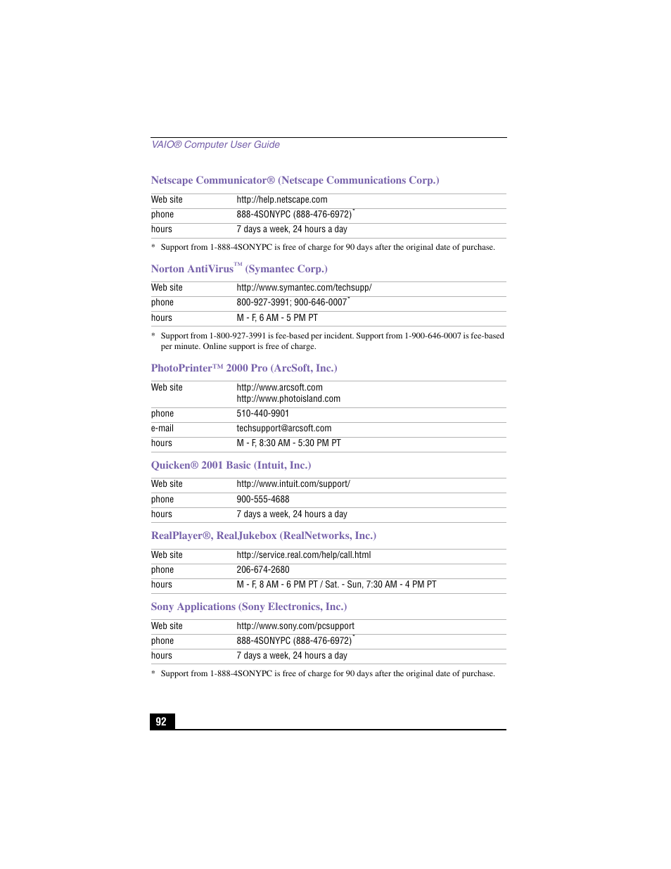 Sony PCV-RX460 User Manual | Page 90 / 98